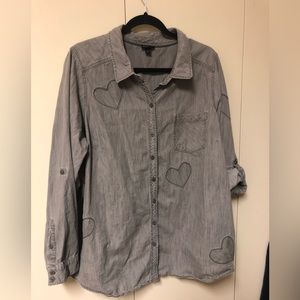Torrid Long Sleeve Shirt, 3 (plus)